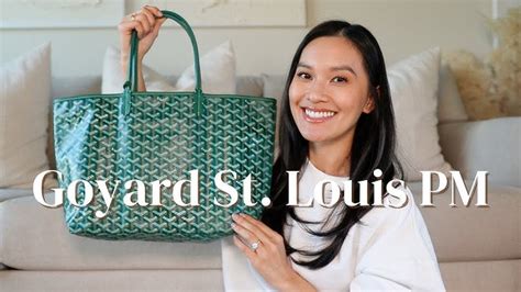 goyard saint louis price|goyard artois pm vs mm.